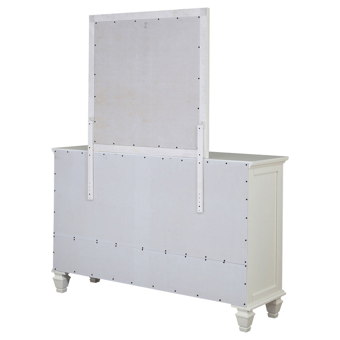 Sandy Beach Dresser With Mirror - U&U Home Budget Furniture (Carteret, NJ)