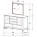 Sandy Beach Dresser With Mirror - U&U Home Budget Furniture (Carteret, NJ)