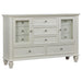 Sandy Beach 11-drawer Rectangular Dresser Cream White - U&U Home Budget Furniture (Carteret, NJ)