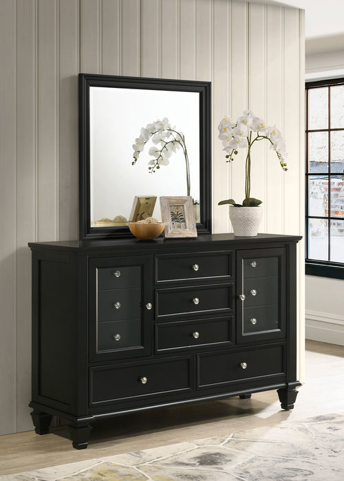 Sandy Beach Dresser With Mirror - U&U Home Budget Furniture (Carteret, NJ)