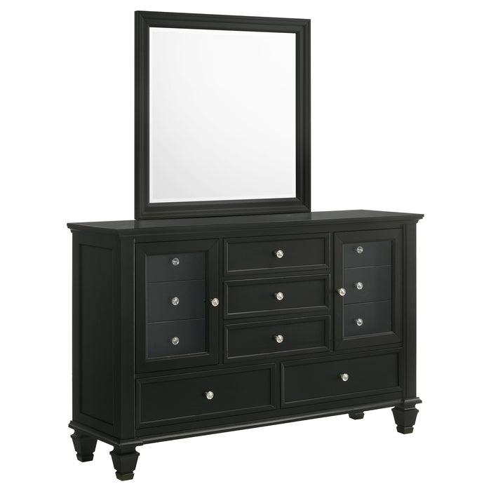 Sandy Beach Dresser With Mirror - U&U Home Budget Furniture (Carteret, NJ)
