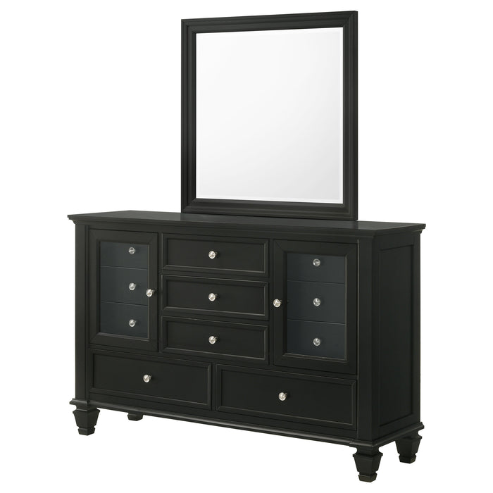 Sandy Beach Dresser With Mirror - U&U Home Budget Furniture (Carteret, NJ)