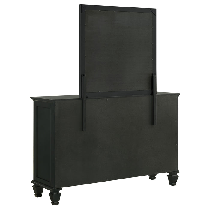 Sandy Beach Dresser With Mirror - U&U Home Budget Furniture (Carteret, NJ)