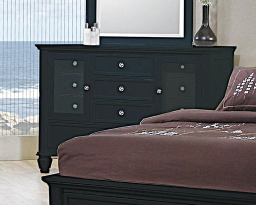 Sandy Beach 11-drawer Dresser Black - U&U Home Budget Furniture (Carteret, NJ)