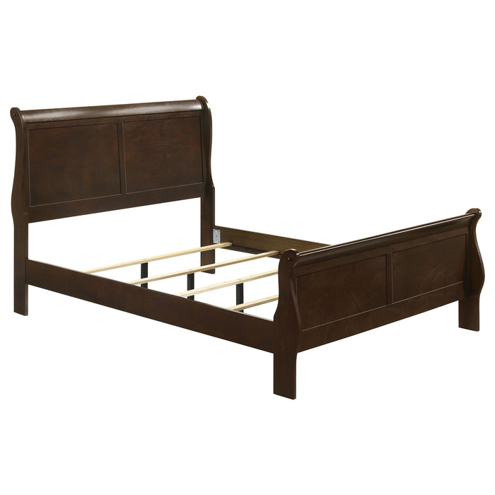 Louis Philippe Queen Beds - U&U Home Budget Furniture (Carteret, NJ)
