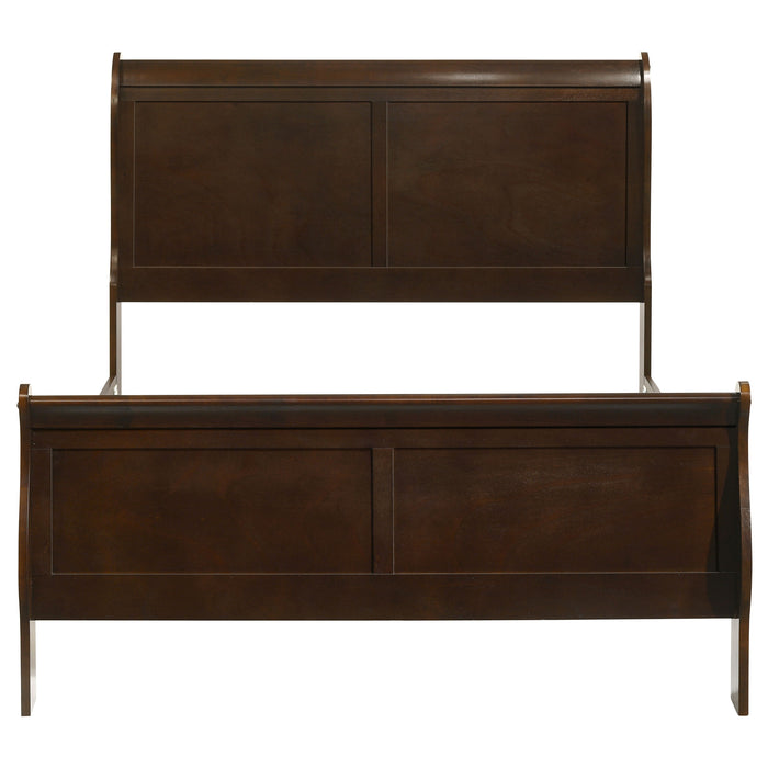 Louis Philippe Queen Beds - U&U Home Budget Furniture (Carteret, NJ)