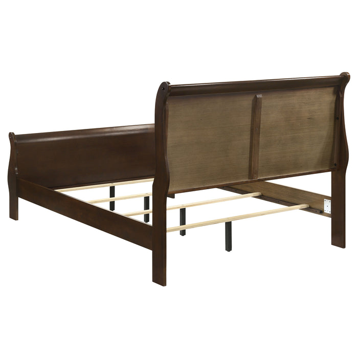 Louis Philippe Queen Beds - U&U Home Budget Furniture (Carteret, NJ)