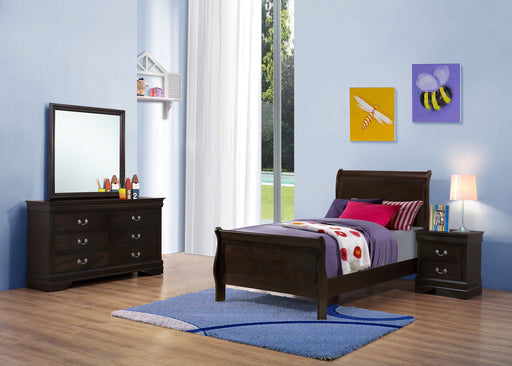 Louis Philippe 4 & 5 Piece Bedroom Sets Twin & Queen - U&U Home Budget Furniture (Carteret, NJ)