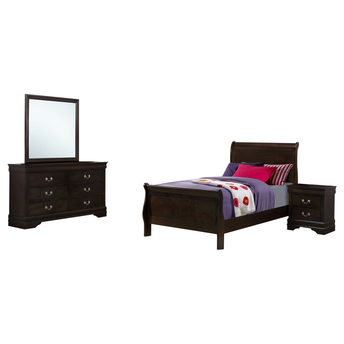 Louis Philippe Bedroom Sets - U&U Home Budget Furniture (Carteret, NJ)