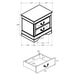 Louis Philippe 4 & 5 Piece Bedroom Sets Twin & Queen - U&U Home Budget Furniture (Carteret, NJ)
