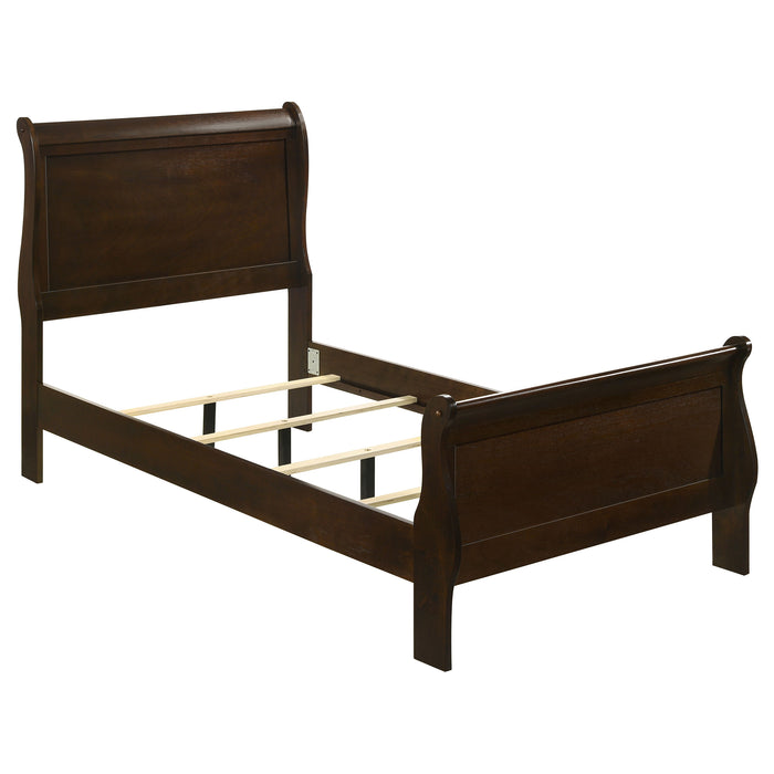 Louis Philippe Queen Beds - U&U Home Budget Furniture (Carteret, NJ)