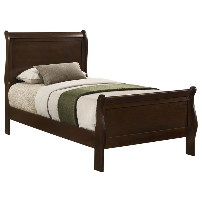 Louis Philippe Queen Beds - U&U Home Budget Furniture (Carteret, NJ)
