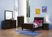 Louis Philippe Queen Beds - U&U Home Budget Furniture (Carteret, NJ)