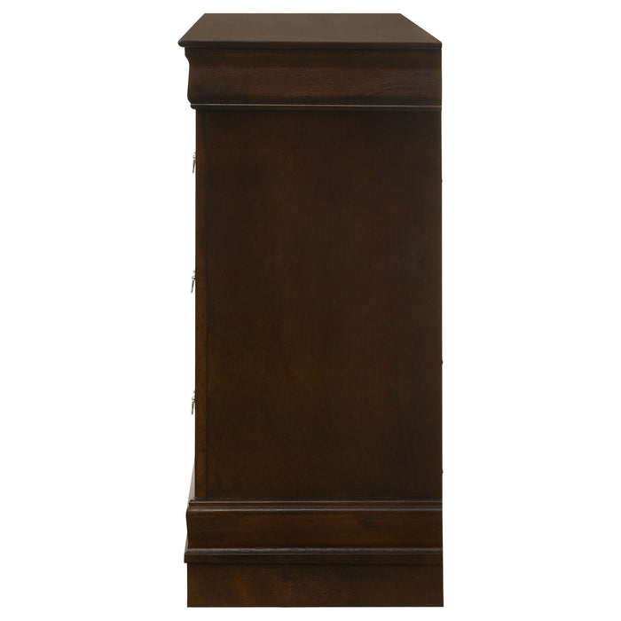 Louis Philippe Dresser Brown - U&U Home Budget Furniture (Carteret, NJ)