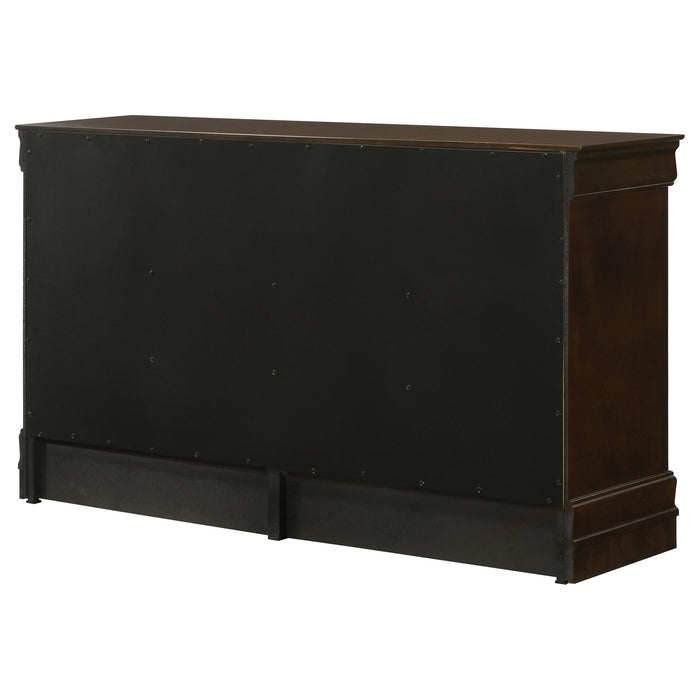 Louis Philippe Dresser Brown - U&U Home Budget Furniture (Carteret, NJ)