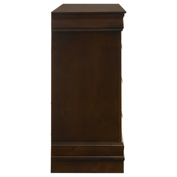Louis Philippe Dresser Brown - U&U Home Budget Furniture (Carteret, NJ)