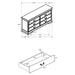 Louis Philippe Dresser Brown - U&U Home Budget Furniture (Carteret, NJ)