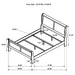 Louis Philippe 4 & 5 Piece Bedroom Set Full, Twin, King, & Queen - U&U Home Budget Furniture (Carteret, NJ)