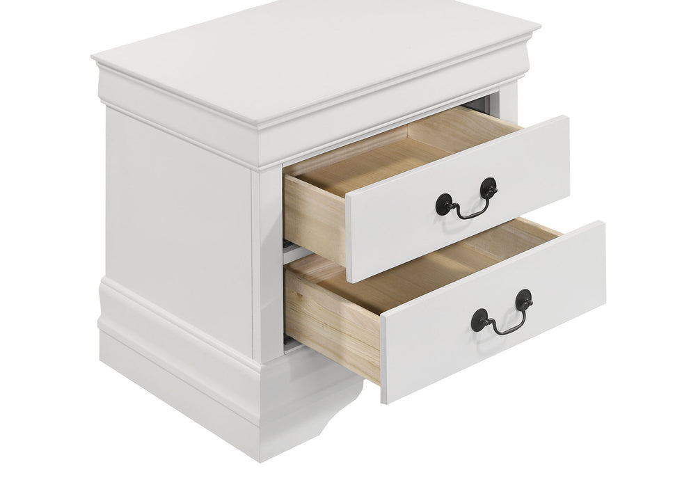 Louis Philippe 4 & 5 Piece Bedroom Sets Twin & Queen - U&U Home Budget Furniture (Carteret, NJ)