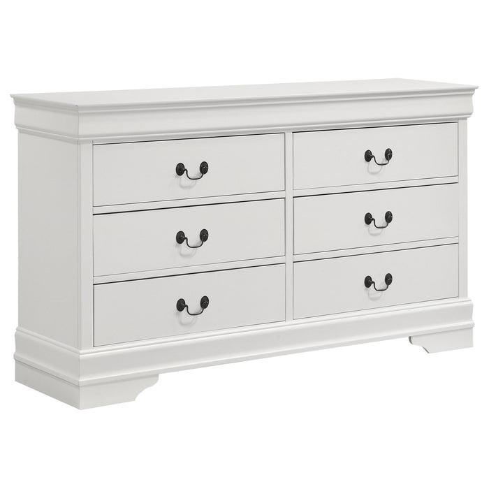 Louis Philippe 4 & 5 Piece Bedroom Sets Twin & Queen - U&U Home Budget Furniture (Carteret, NJ)