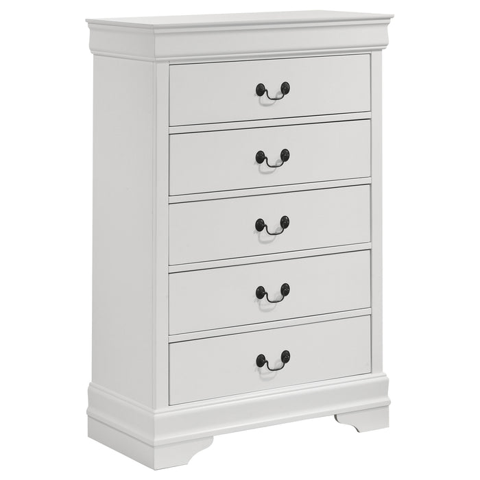 Louis Philippe 4 & 5 Piece Bedroom Sets Twin & Queen - U&U Home Budget Furniture (Carteret, NJ)