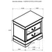 Louis Philippe 4 & 5 Piece Bedroom Sets Twin & Queen - U&U Home Budget Furniture (Carteret, NJ)