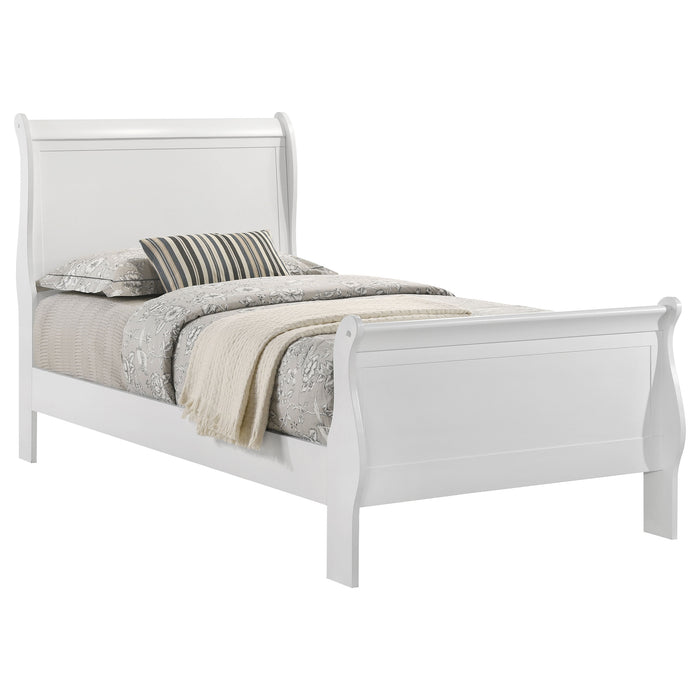Louis Philippe Twin Bed - U&U Home Budget Furniture (Carteret, NJ)