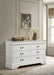 Louis Philippe 6-drawer Dresser White - U&U Home Budget Furniture (Carteret, NJ)