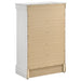 Louis Philippe 5-drawer Bedroom Chest White - U&U Home Budget Furniture (Carteret, NJ)