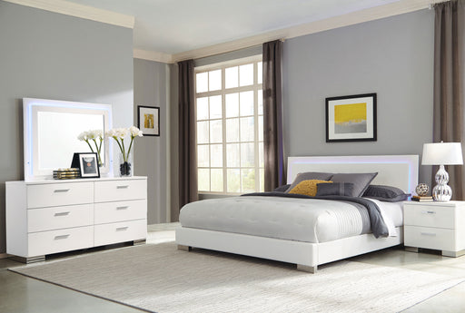 Felicity Bedroom Set White - U&U Home Budget Furniture (Carteret, NJ)