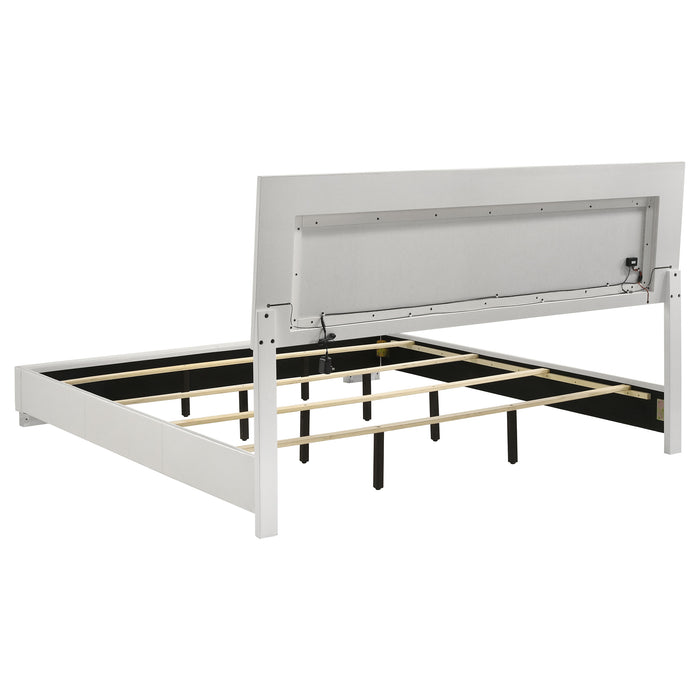 Felicity Bedroom Set White - U&U Home Budget Furniture (Carteret, NJ)