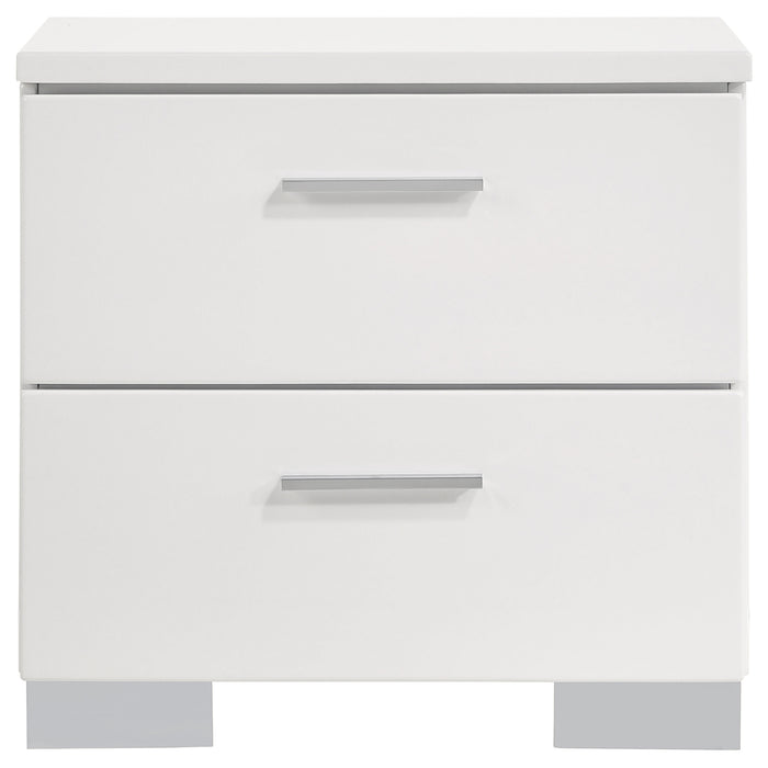 Felicity Bedroom Set White - U&U Home Budget Furniture (Carteret, NJ)