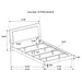 Felicity Bedroom Set White - U&U Home Budget Furniture (Carteret, NJ)