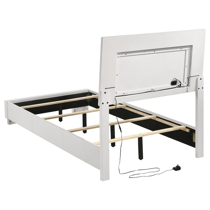 Felicity Bedroom Set White - U&U Home Budget Furniture (Carteret, NJ)