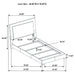 Felicity Bedroom Set White - U&U Home Budget Furniture (Carteret, NJ)