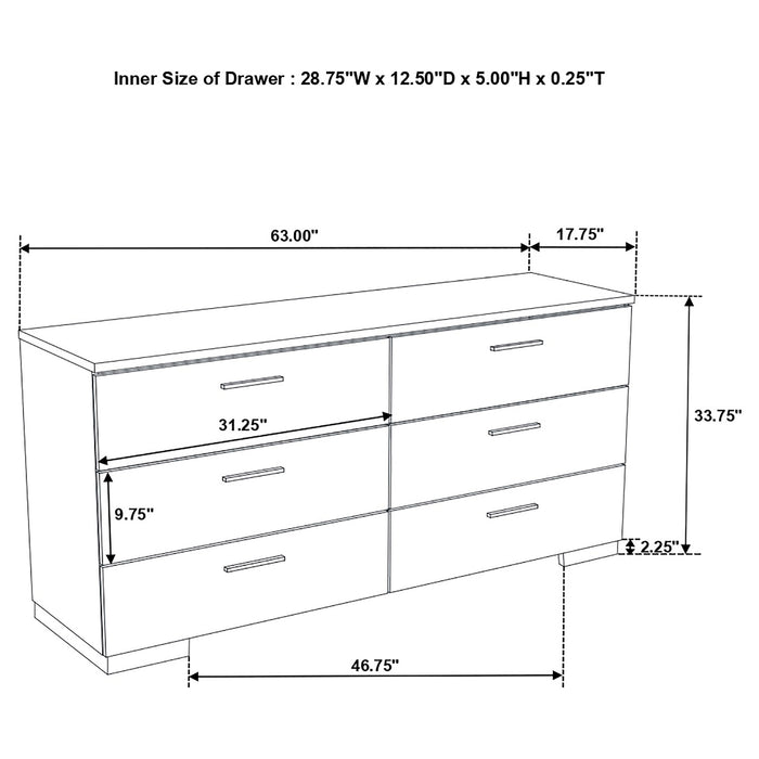 Felicity Bedroom Sets - U&U Home Budget Furniture (Carteret, NJ)