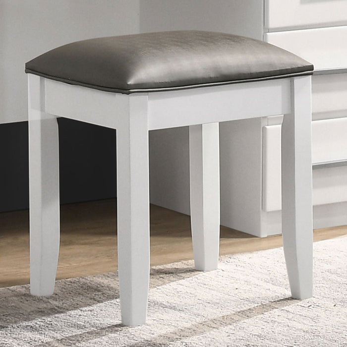 Felicity Vanity Stools - U&U Home Budget Furniture (Carteret, NJ)