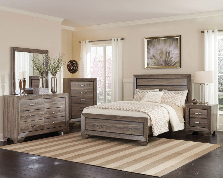 Kauffman Panel Bed