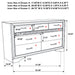 Miranda Bedroom Sets 2 - U&U Home Budget Furniture (Carteret, NJ)