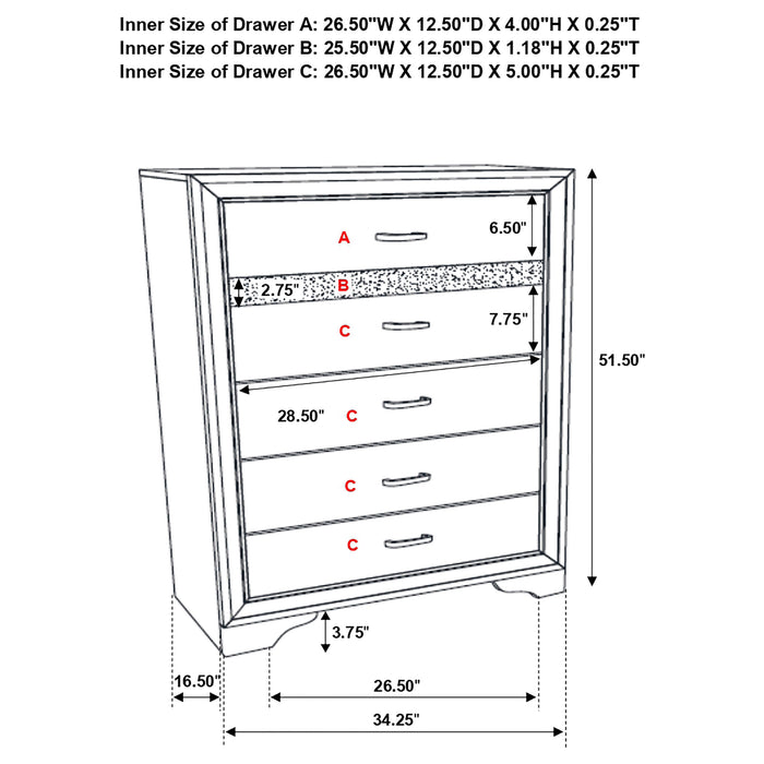 Miranda Bedroom Sets 2 - U&U Home Budget Furniture (Carteret, NJ)