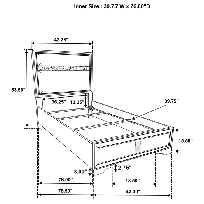 Miranda Bedroom Sets 2 - U&U Home Budget Furniture (Carteret, NJ)