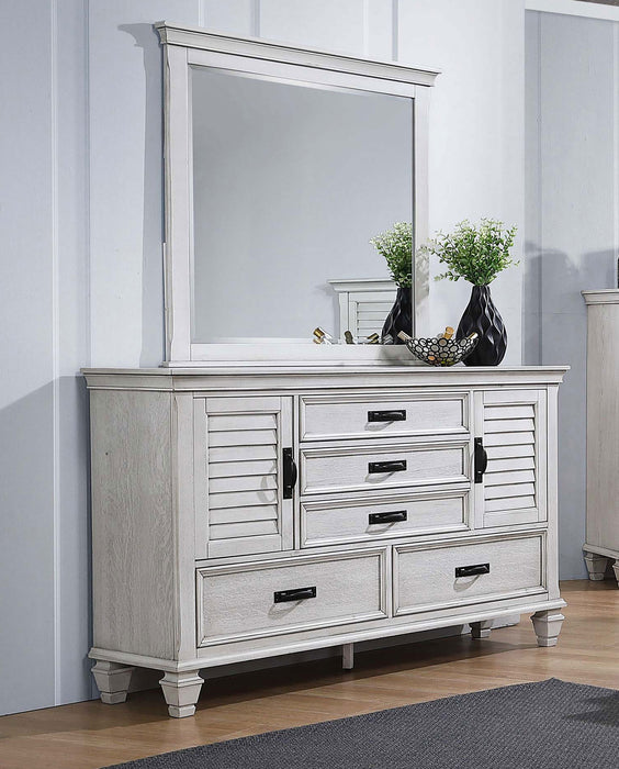 Franco Dresser With Mirror - U&U Home Budget Furniture (Carteret, NJ)