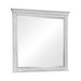 Franco Rectangular Dresser Mirror Antique White - U&U Home Budget Furniture (Carteret, NJ)
