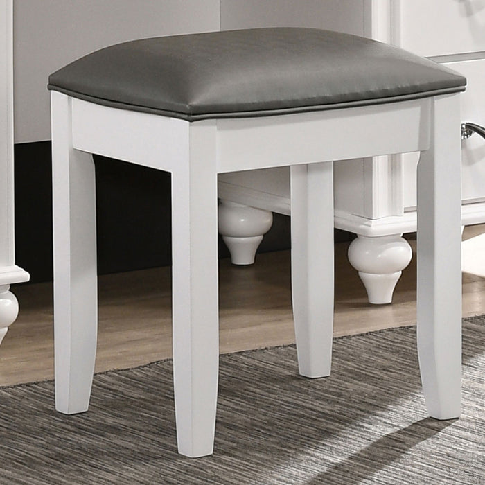 Barzini Vanity Stools - U&U Home Budget Furniture (Carteret, NJ)