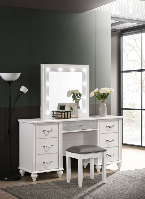 Barzini Vanity Stools - U&U Home Budget Furniture (Carteret, NJ)