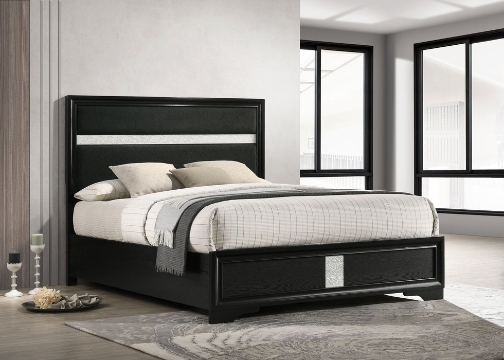 Miranda Eastern King Bed - U&U Home Budget Furniture (Carteret, NJ)