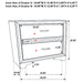 Miranda Bedroom Set with Storage - U&U Home Budget Furniture (Carteret, NJ)