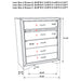 Miranda Bedroom Set with Storage - U&U Home Budget Furniture (Carteret, NJ)