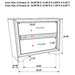 Miranda Bedroom Set with Storage - U&U Home Budget Furniture (Carteret, NJ)