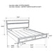 Miranda Bedroom Set with Storage - U&U Home Budget Furniture (Carteret, NJ)